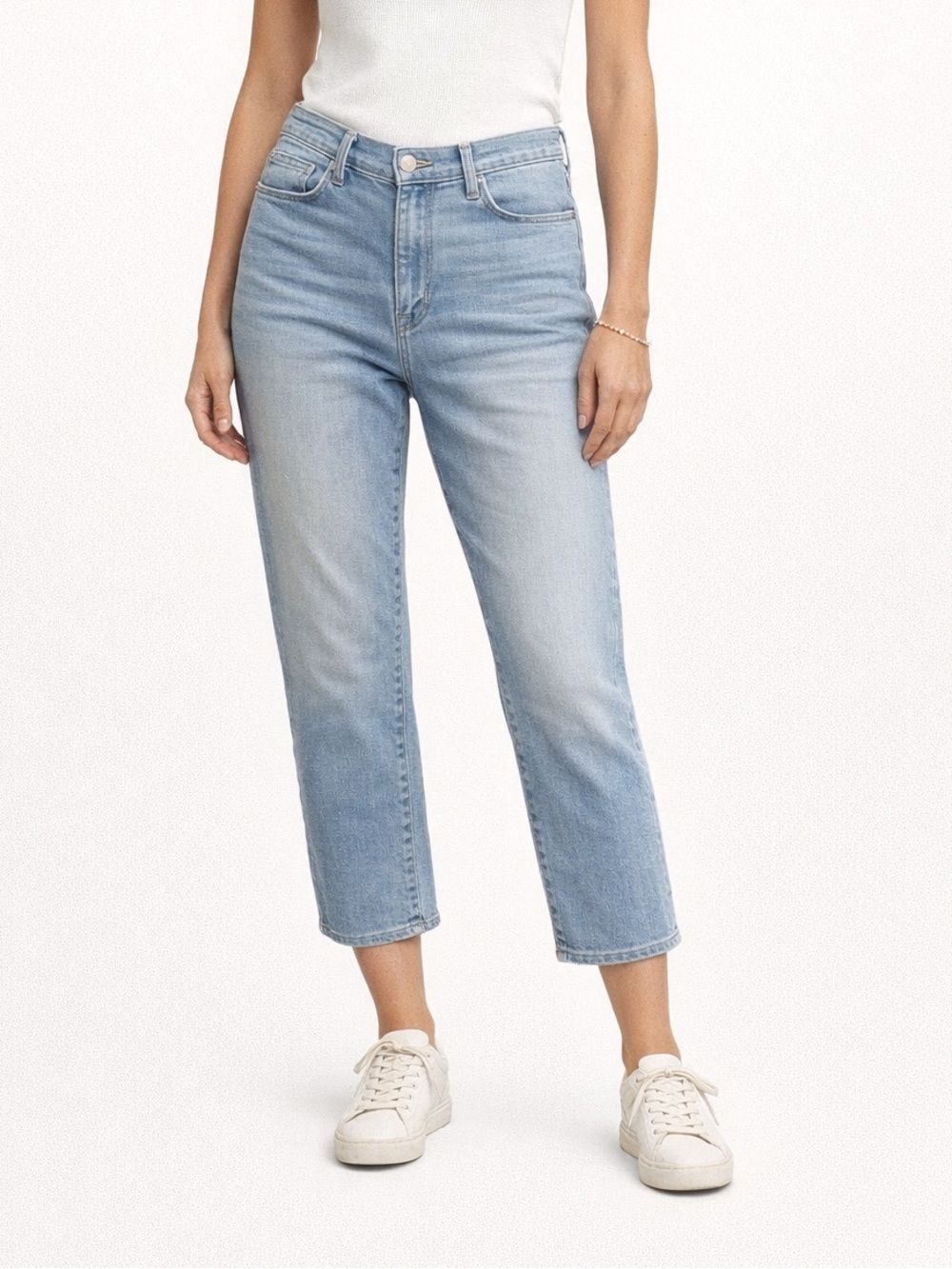 L’AGENCE Sada High Rise Crop Jeans | Size 29 | Sky Omaha | Altered Inseam